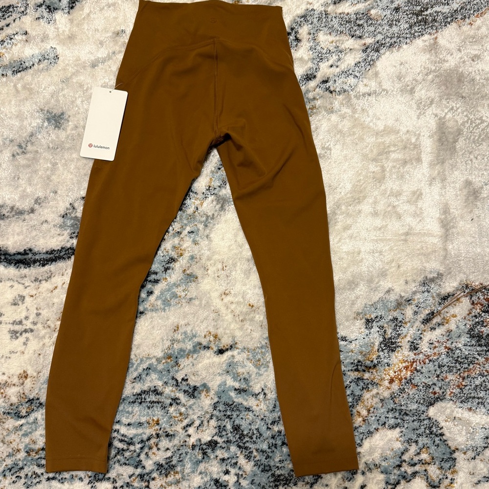 Lululemon Instill HR Tight 25” Copper Brown Size 4 NWT